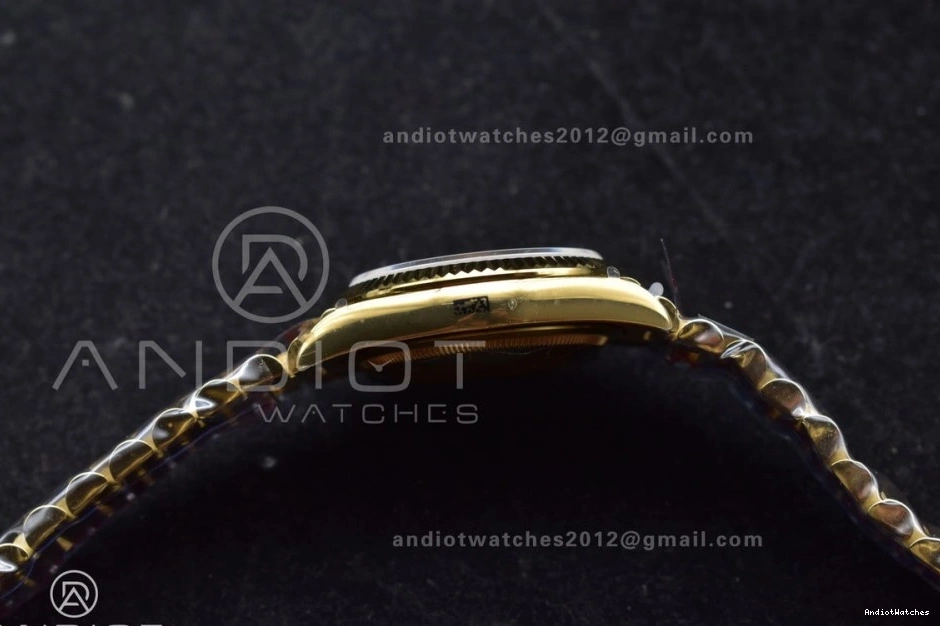 Weight) DayDate 702 QF 36 904L (Gain Square Steel with YG Edition President on vr3255 Silver V5 Bracelet Dial Comfortable Best Diamond 0215